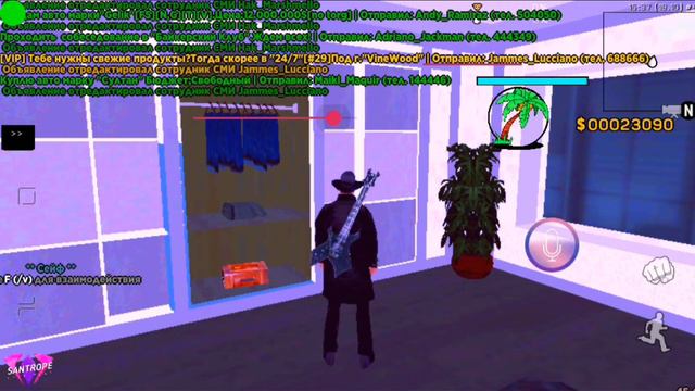КАК СДЕЛАТЬ СВОЙ HUD В САМП МОБАЙЛ ЗА МИНУТУ! SANTROPE RP 06 смотреть онлайн
