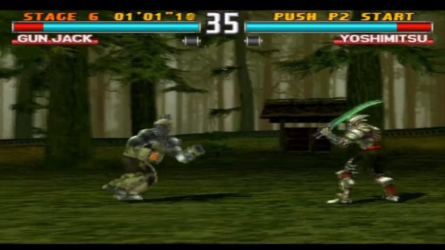 Tekken 3 (PS1) Arcade Mode - Gun Jack смотреть онлайн