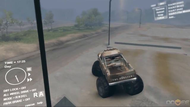 Spin Tires Monster Truck Fun смотреть онлайн