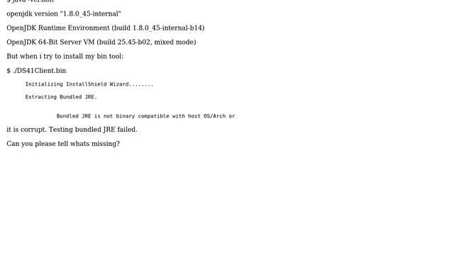 Unix & Linux: JRE failed even after open jdk as well as oracle ... using ubuntu14.04 смотреть онлайн