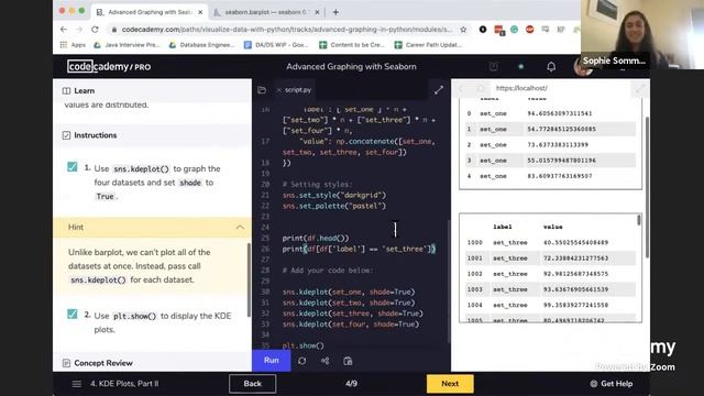 Codecademy Live: Visualize Data with Python #12 смотреть онлайн