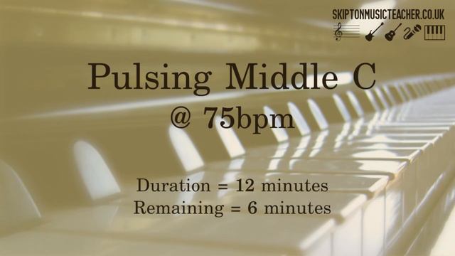Pulsating Middle C Metronome - 75bpm смотреть онлайн