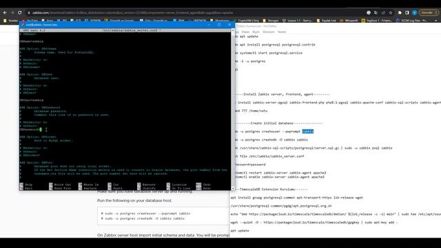 Zabbix 6.4, PostgreSQL, TimeScaleDB Kurulumu | Zabbix Dersleri | Ders 2 смотреть онлайн