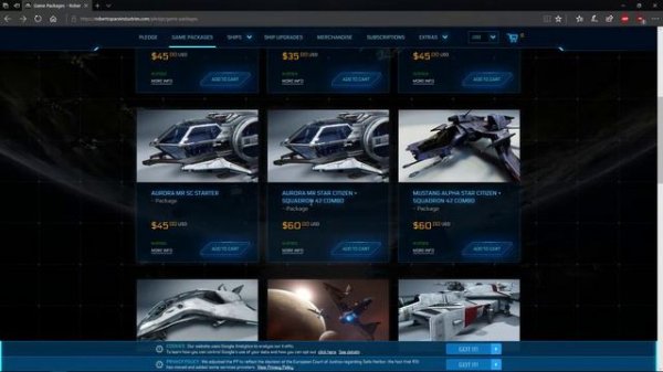 Star Citizen, как купить игру