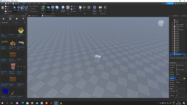 ??КАК ИМПОРТИРОВАТЬ ПРЕДМЕТЫ ИЗ BLENDER В ROBLOX STUDIO?? смотреть онлайн