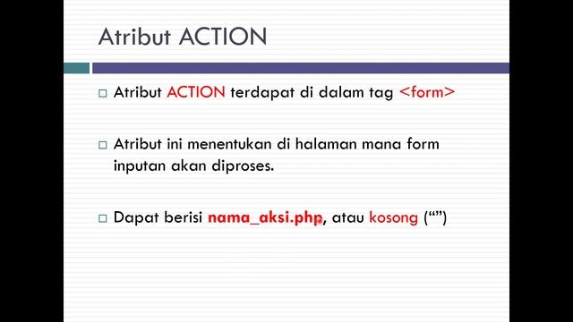 Materi 5 : #1 Intro Penanganan Form di PHP смотреть онлайн