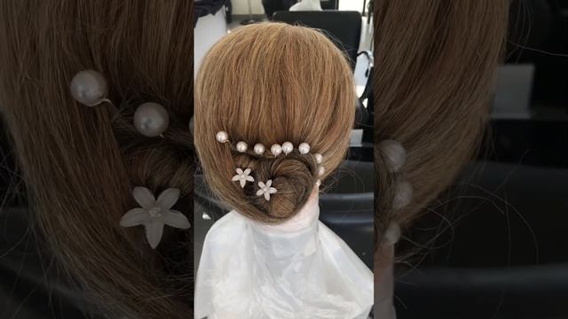 Wedding hairstyles #shorts смотреть онлайн