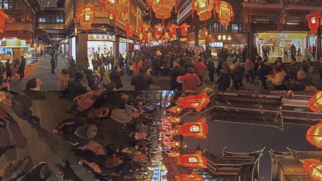 360 video, Shanghai, China. The most populous city in the world. 8K aerial video смотреть онлайн