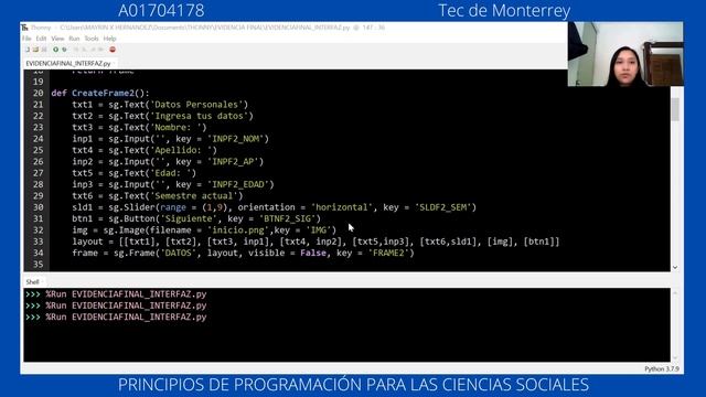 Evidencia02 Interfaz PySimpleGui смотреть онлайн