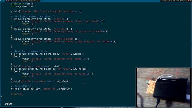 Let's code a Linux Driver - 21: Device Tree GPIO Driver смотреть онлайн