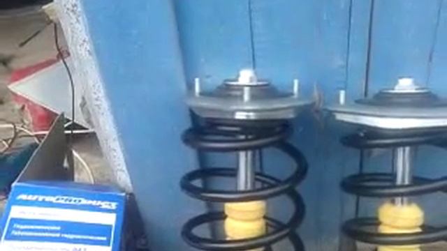 Ваз 21083.Передние стойки Автопродукт. смотреть онлайн