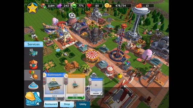 RollerCoaster Tycoon Touch - Level 45 | Calling PEEP TRAIN | RCT TOUCH смотреть онлайн