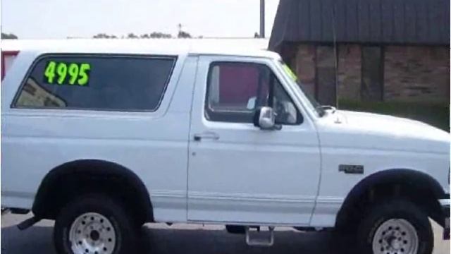 1993 Ford Bronco Used Cars Oklahoma City OK