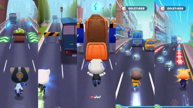 Talking Tom Gold Run VS Cat Runner~???SQUID GAME FUNNY- ?RACE смотреть онлайн