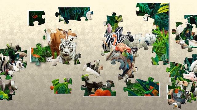 Jigsaw Puzzles Animals Fun Puzzle Game | Забавен пъзел с животни | смотреть онлайн