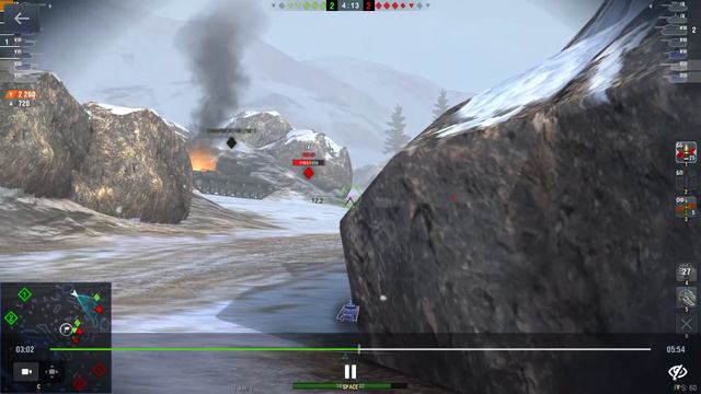 WoT Blitz e75 4 kills 5100 dmg смотреть онлайн