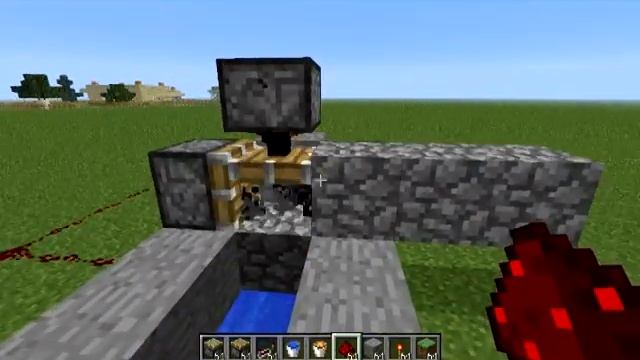 Туториал по майнкрафт- Механизм по добыванию камня смотреть онлайн