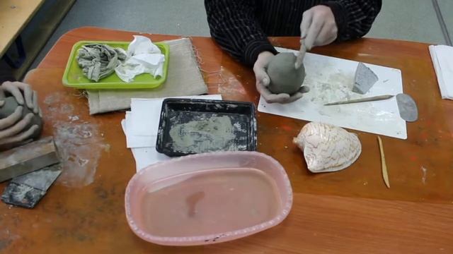 Цикл онлайн-трансляций по лепке из глины #1 смотреть онлайн