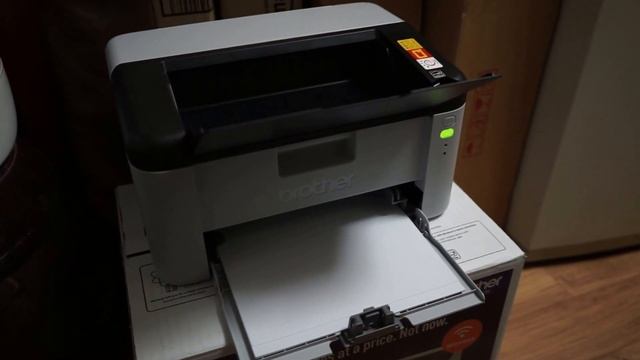brother HL-1210W 페이지 출력 영상 смотреть онлайн
