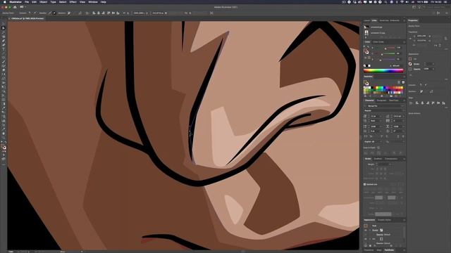 Заводной апельсин. Векторный портрет в таймлапс за 5 минут смотреть онлайн