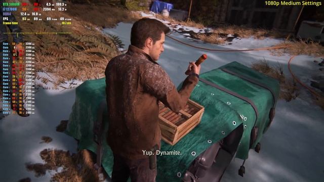 Uncharted 4 - RTX 3060M + i7 12700H LAPTOP - 1080p смотреть онлайн