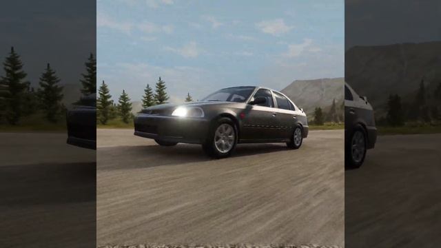 BeamNG | Honda Civic EK3 Touge Drifting смотреть онлайн