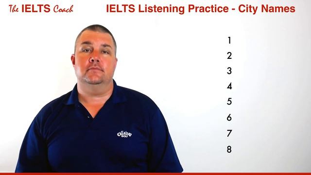 IELTS Listening Practice - Spelling Test - City Names
