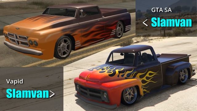GTA V Cars Vs GTA SA Cars #2 | All Muscle & Classics