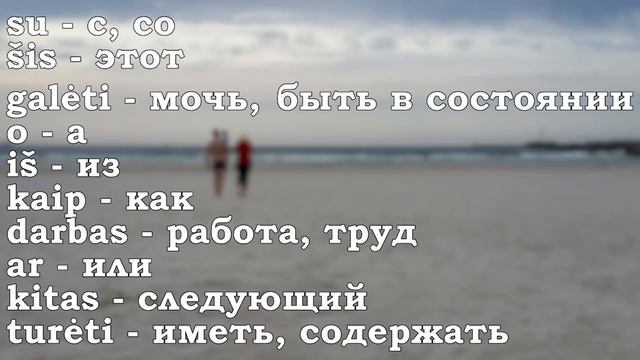 Урок 00054. Populiarūs žodžiai. Популярные слова. Уроки литовского языка. смотреть онлайн