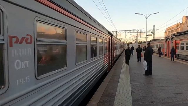 Электропоезд ЭТ2М-078 сообщением "Приозерск - Санкт-Петербург" смотреть онлайн