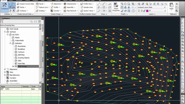 Civil 3D Surface Creation HD смотреть онлайн