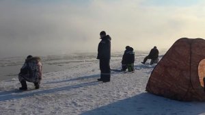 ЯМА ПОЛНА РЫБЫ! ОПАСНАЯ РЫБАЛКА НА КРАЮ ЛЬДИНЫ! Ловля хариуса зимой на припоях