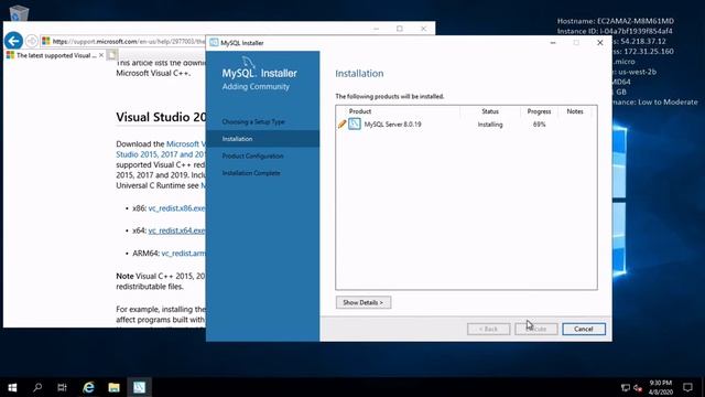 Installing MySQL Server on Windows Server 2019 смотреть онлайн