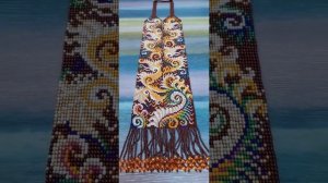 192 deads gerdan. Гердан из бисера.