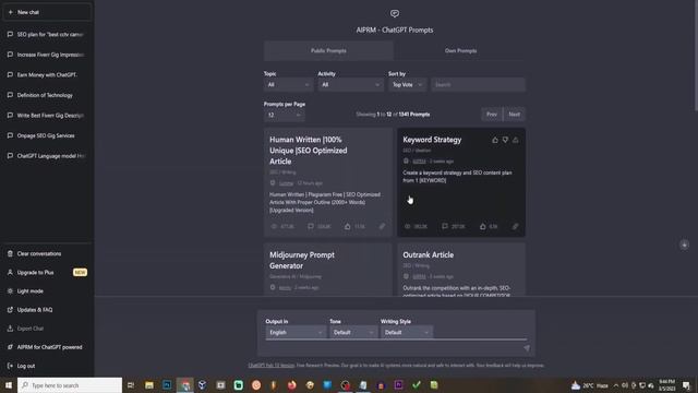 Keyword Research with Chat GPT in 5 Minutes - Keyword Research by Chat GPT -ChatGPT chrome extensio смотреть онлайн
