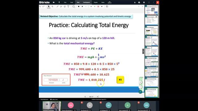 SCI102A (Physics) - 3D Calculating Total Energy (2) смотреть онлайн