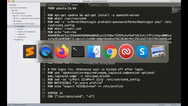 SSH into an AWS Fargate managed container | Run Docker Container on Fargate | Part 3 смотреть онлайн