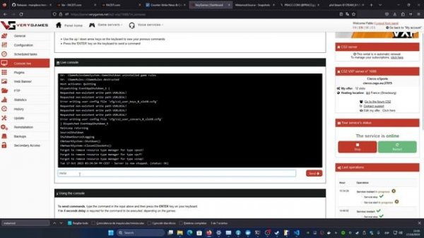 CS2 dedicated server, how to have Scrim and Practice mode plugin