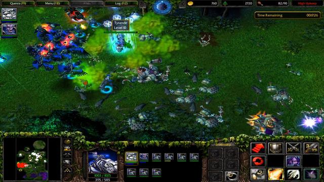 Warcraft 3: Reign of Chaos (Hard) - Nightelf Campaign - Twilight of The Gods смотреть онлайн