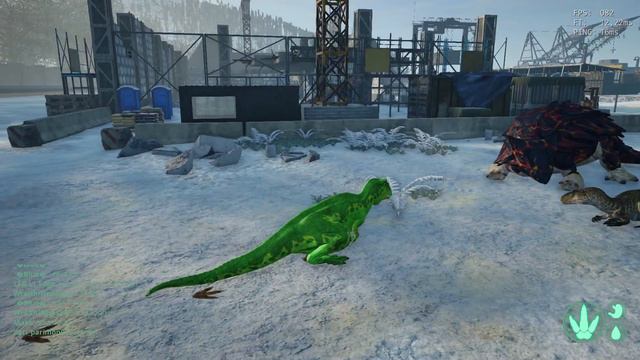 ГИГА НАШЕЛ СЕБЕ БОЛЬШИХ ТРАВОЯДНЫХ ДРУЗЕЙ! The Isle