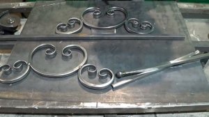 ?ПРОСТОЙ, но КРАСИВЫЙ узор? из обрезков профильной трубы. Холодная ковка своими руками