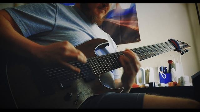 friday djent riff - ibanez iron label 8 string mix test смотреть онлайн
