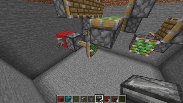 How to make a 1 wide BUNKER STAIRCASE! JAVA EDITION (112 blocks) смотреть онлайн