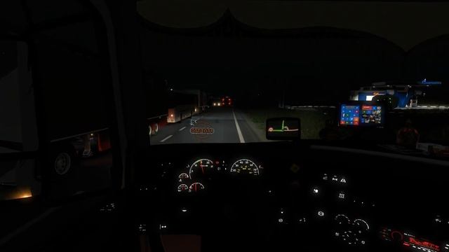 ETS 2,VOLVO VNL670. Ночной рейс. смотреть онлайн