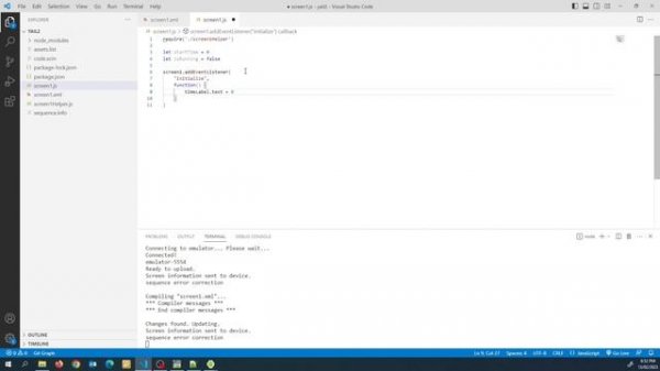 Demo of MIT App Inventor programming using JavaScript inside VSCode
