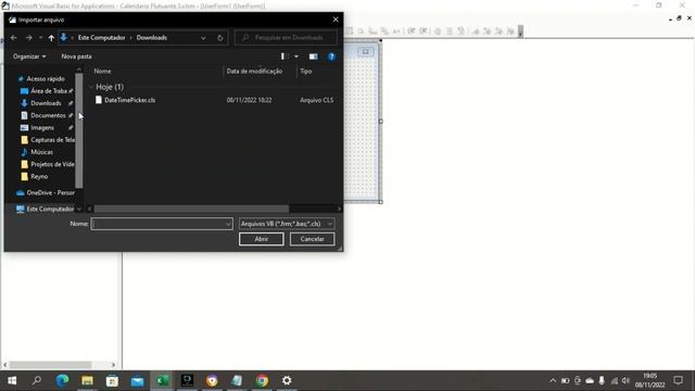 Calendário Flutuante na Textbox - Formulário Excel смотреть онлайн