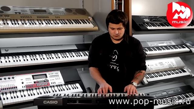 Синтезатор CASIO CTK-6200 смотреть онлайн