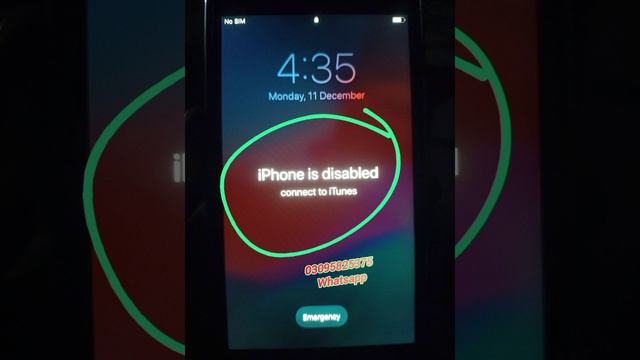 "Iphone is disabled connect to iTunes" iphone 5s to X solution available via remotely service смотреть онлайн