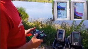 Обзор и сравнение  эхолотов Toslon TF640 и Toslon TF500 при использовании с корабликами Дельфин