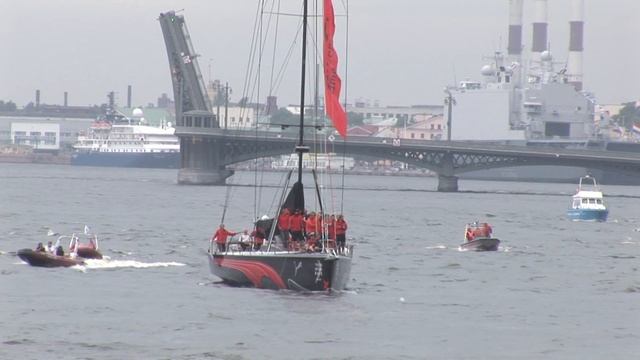 Парусная Регата Volvo Ocean Race завершается в Петербурге смотреть онлайн